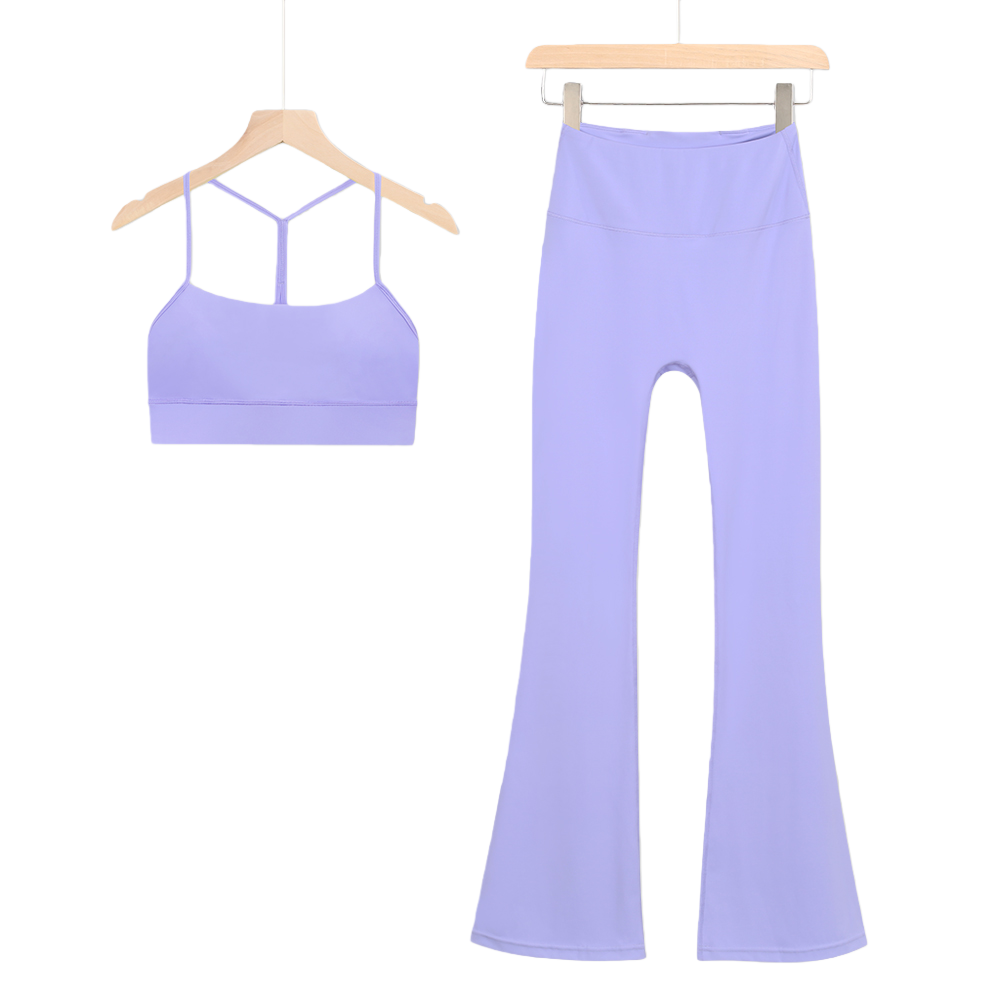 lululemon Nulu Sports Bra & Flared Leggings 2-Piece Set