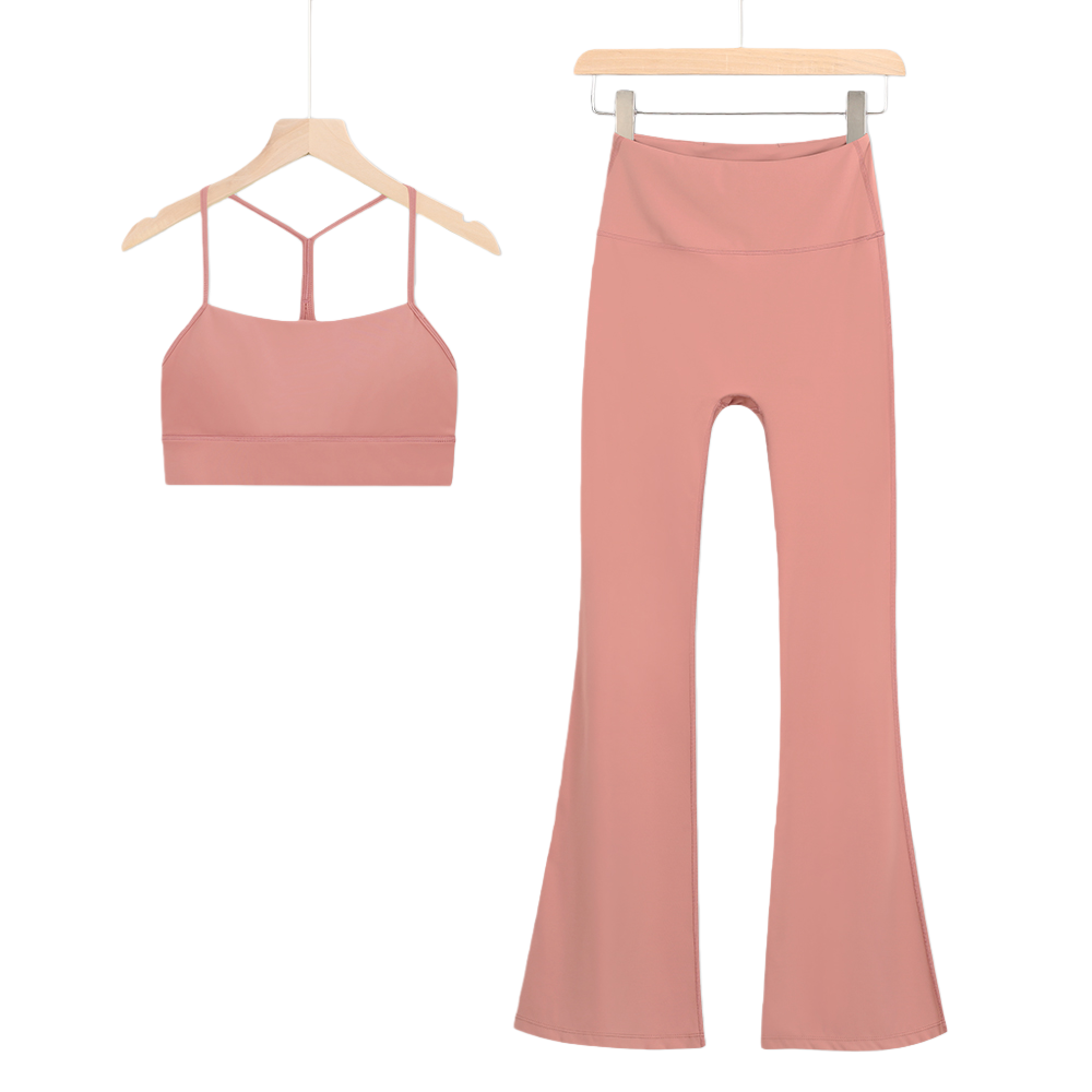 lululemon Nulu Sports Bra & Flared Leggings 2-Piece Set