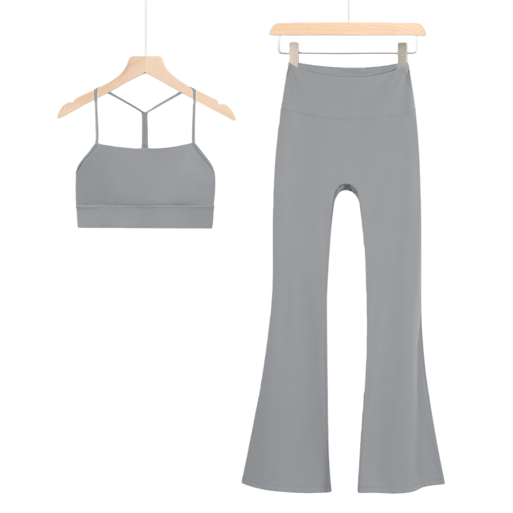 Nulu High-Rise Flared Y-type bra set - Lulualo