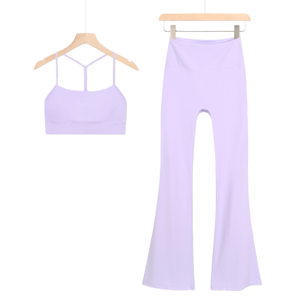 lululemon Nulu Sports Bra & Flared Leggings 2-Piece Set