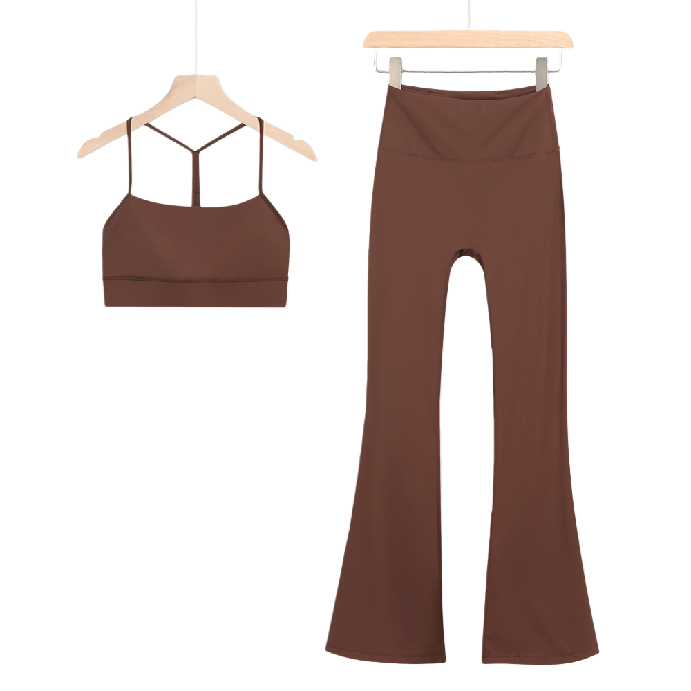 lululemon Nulu Sports Bra & Flared Leggings 2-Piece Set