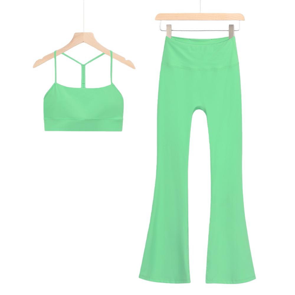 lululemon Nulu Sports Bra & Flared Leggings 2-Piece Set