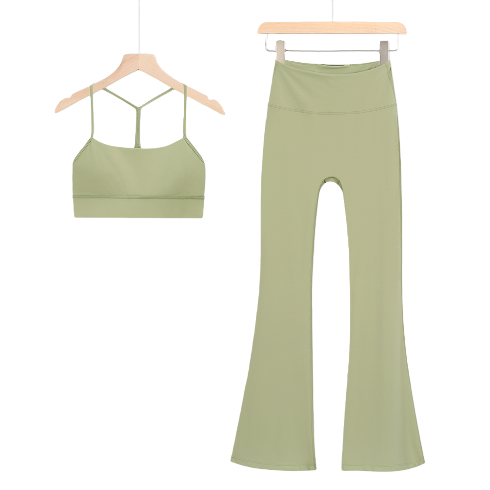 lululemon Nulu Sports Bra & Flared Leggings 2-Piece Set
