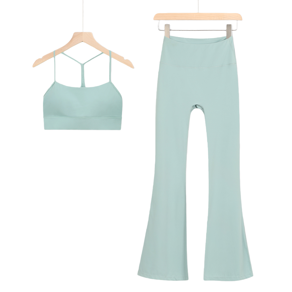 lululemon Nulu Sports Bra & Flared Leggings 2-Piece Set
