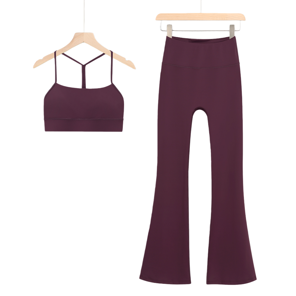 lululemon Nulu Sports Bra & Flared Leggings 2-Piece Set