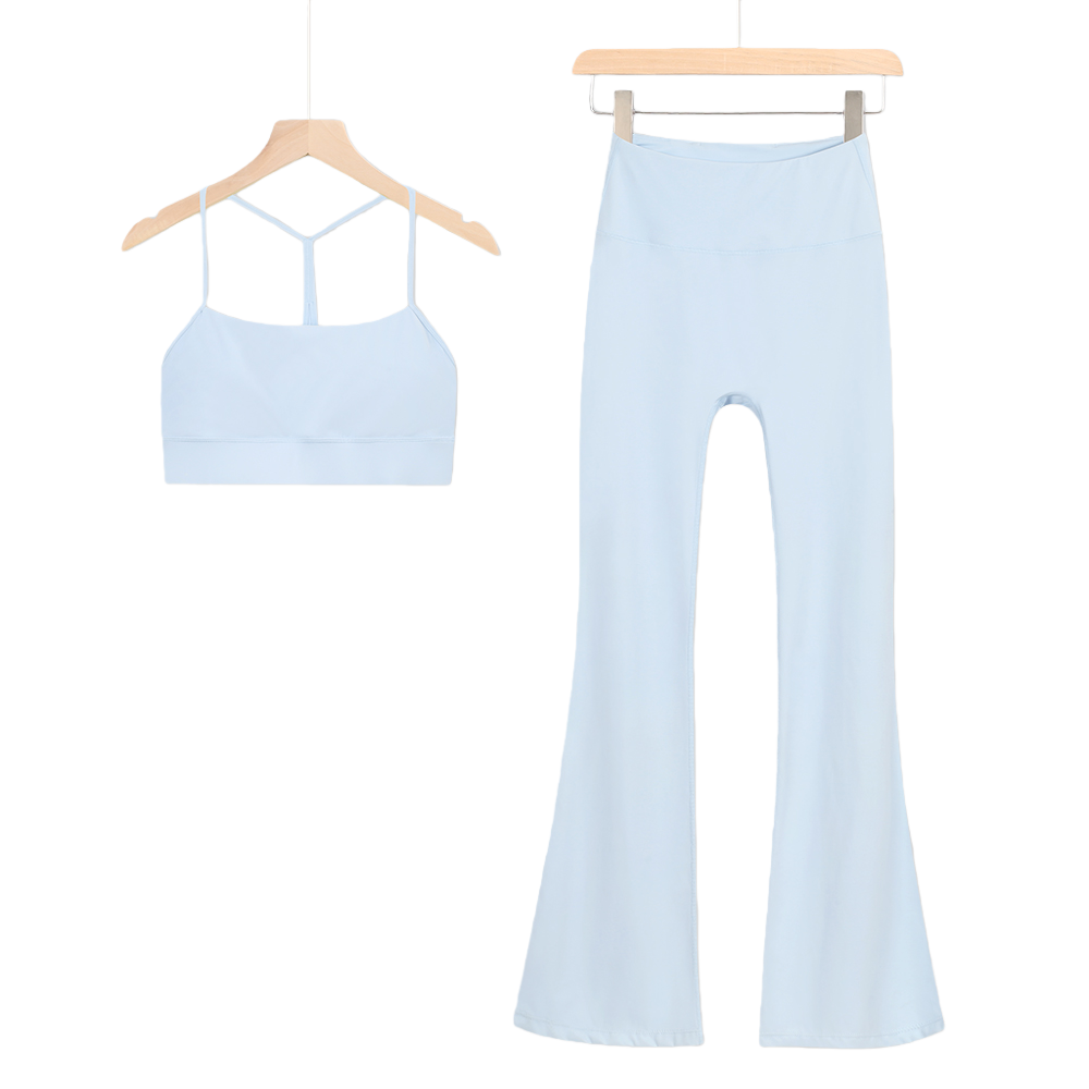 lululemon Nulu Sports Bra & Flared Leggings 2-Piece Set