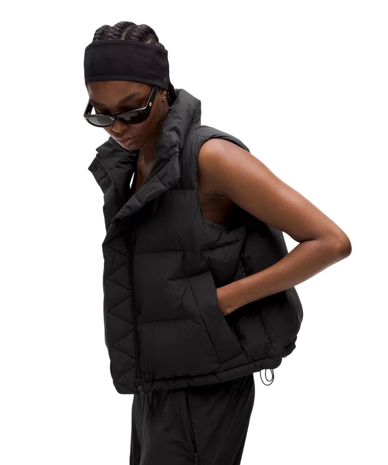 Lululemon Wunder Puff 600-Down-Fill Cropped Vest - Lulualo