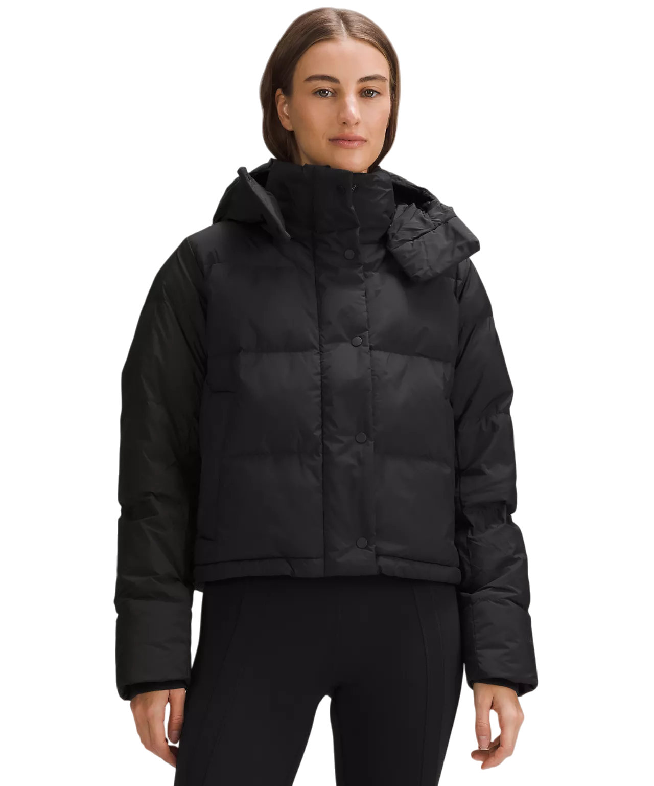 Lululemon Wunder Puff 600-Down-Fill Cropped Jacket - Lulualo