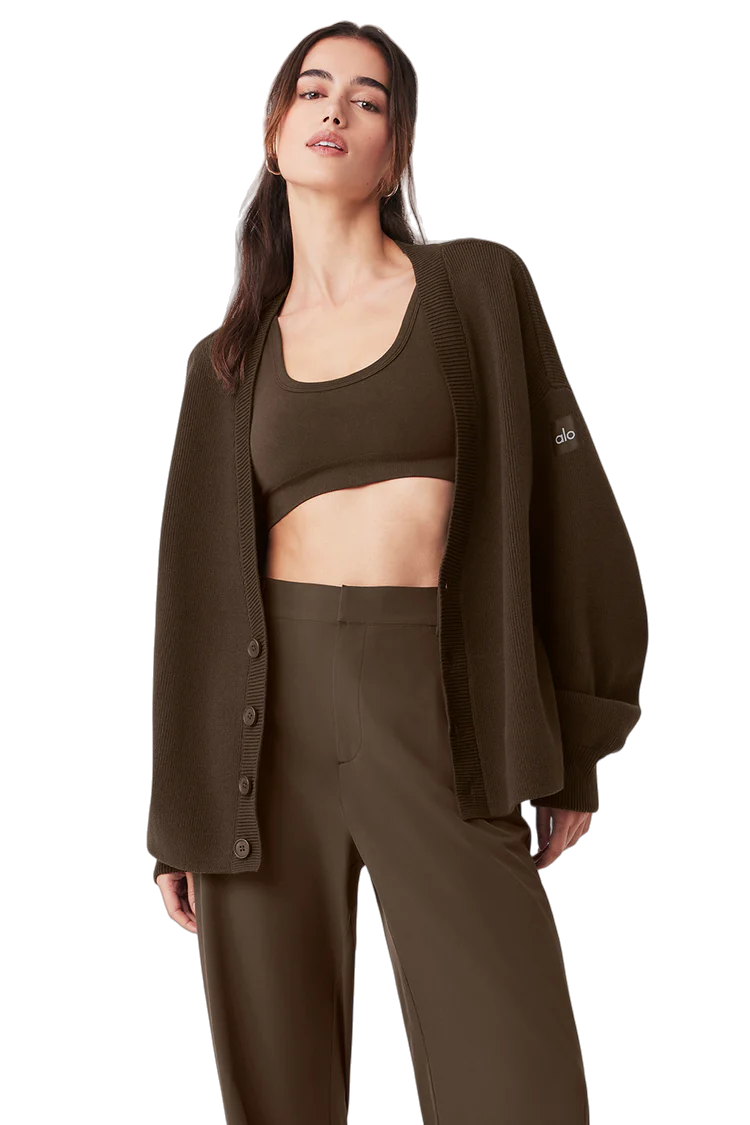 Alo Scholar Cardigan Sweater - Lulualo