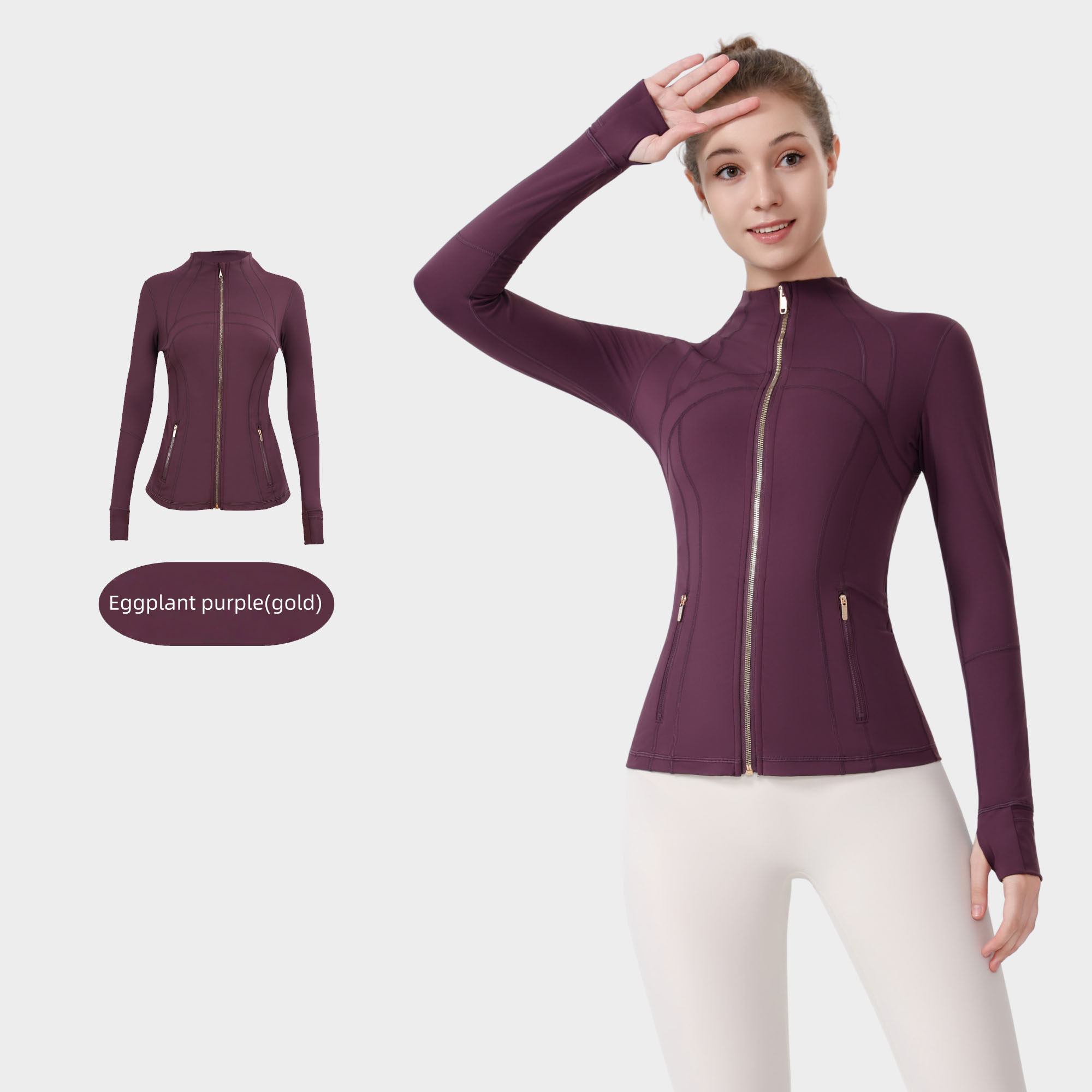 lululemon jackets(Gold zipper) - Lulualo