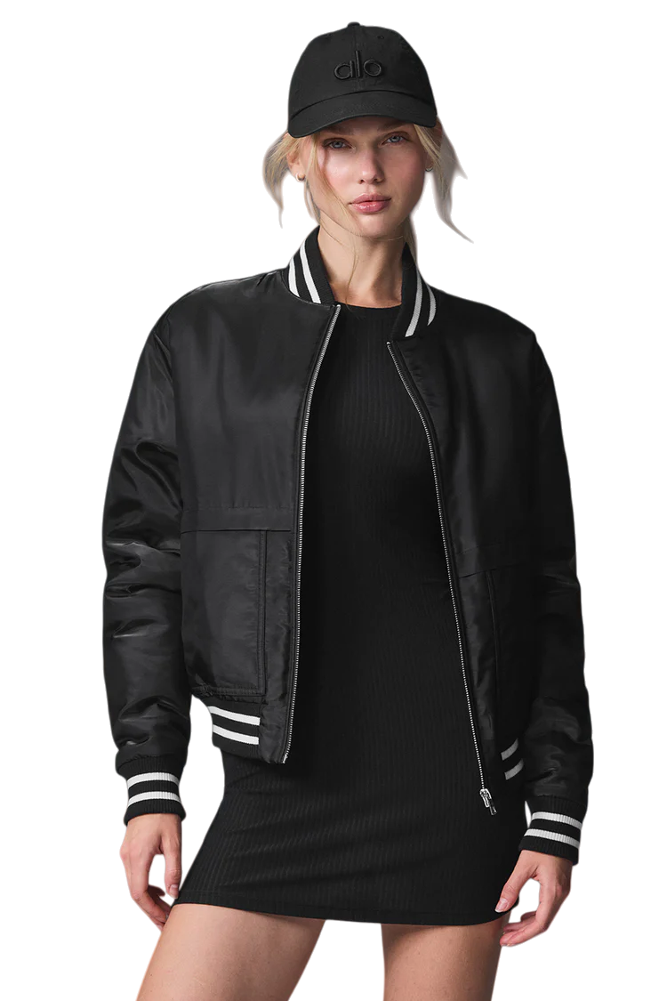 Alo Afterglow Varsity Jacket - Lulualo