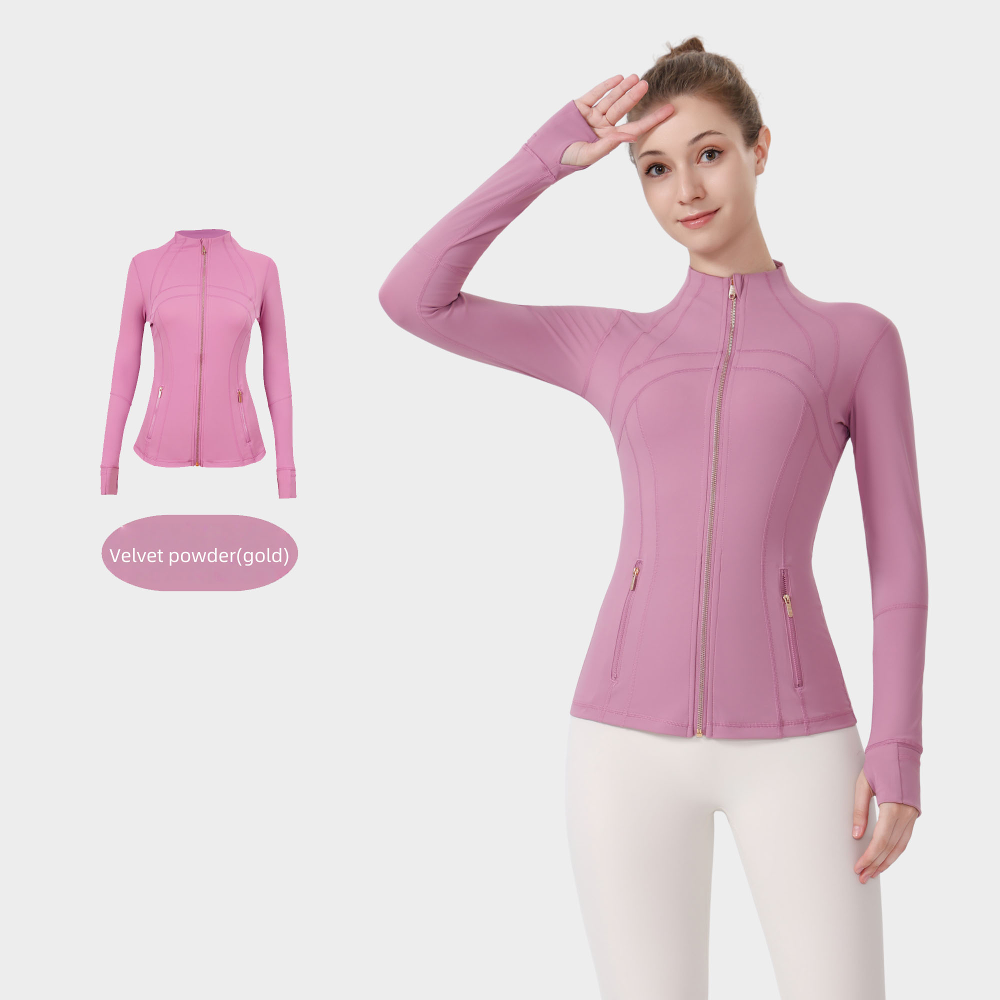 lululemon jackets(Gold zipper) - Lulualo
