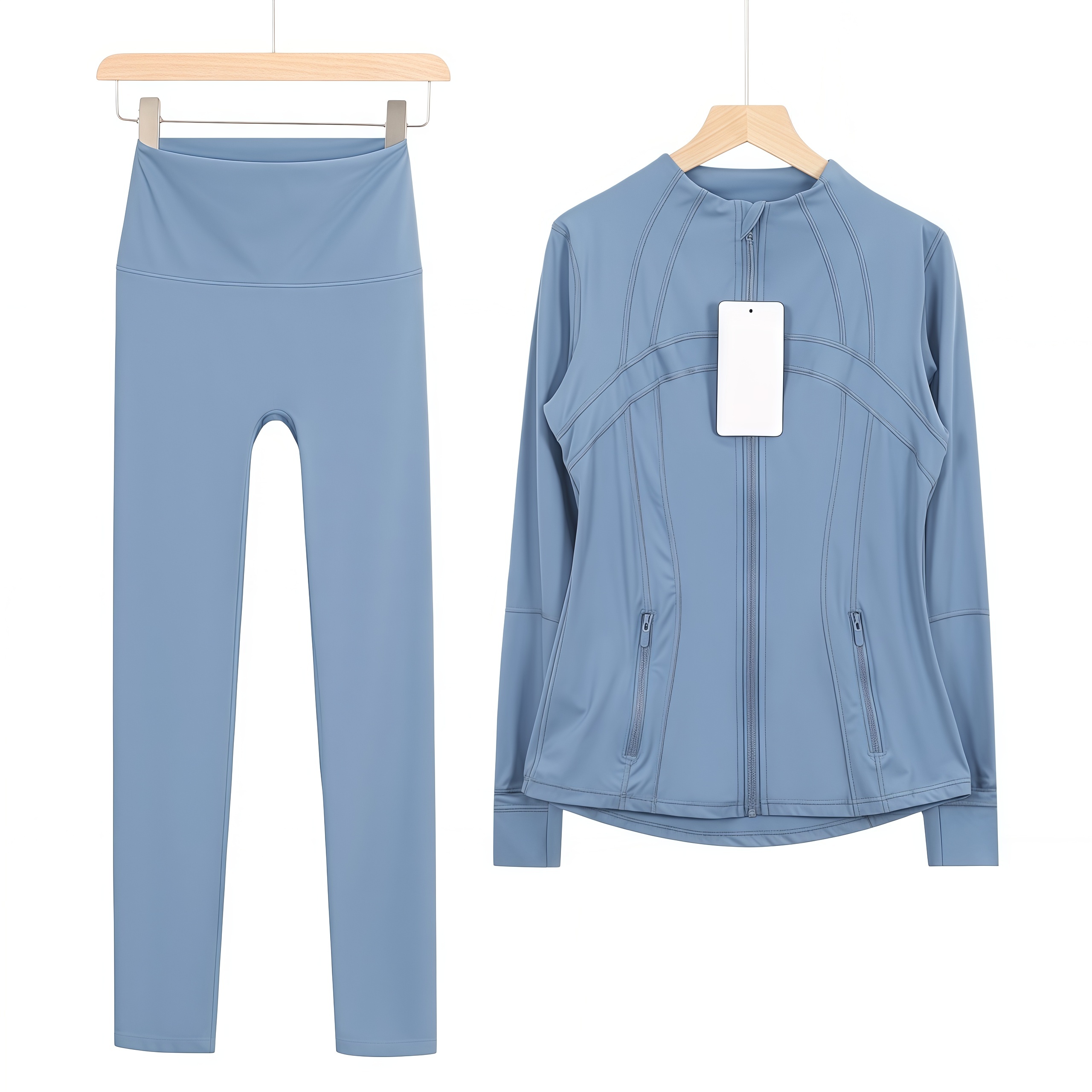 lululomen stand collar zipper jacket suit - Lulualo