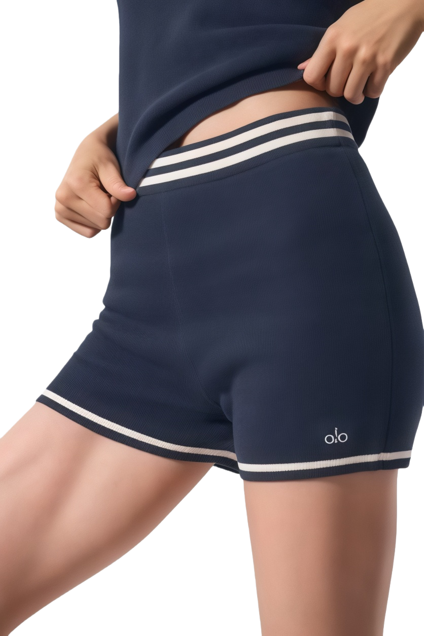 ALO Tennis Club Sweater Knit Hot Short - Lulualo
