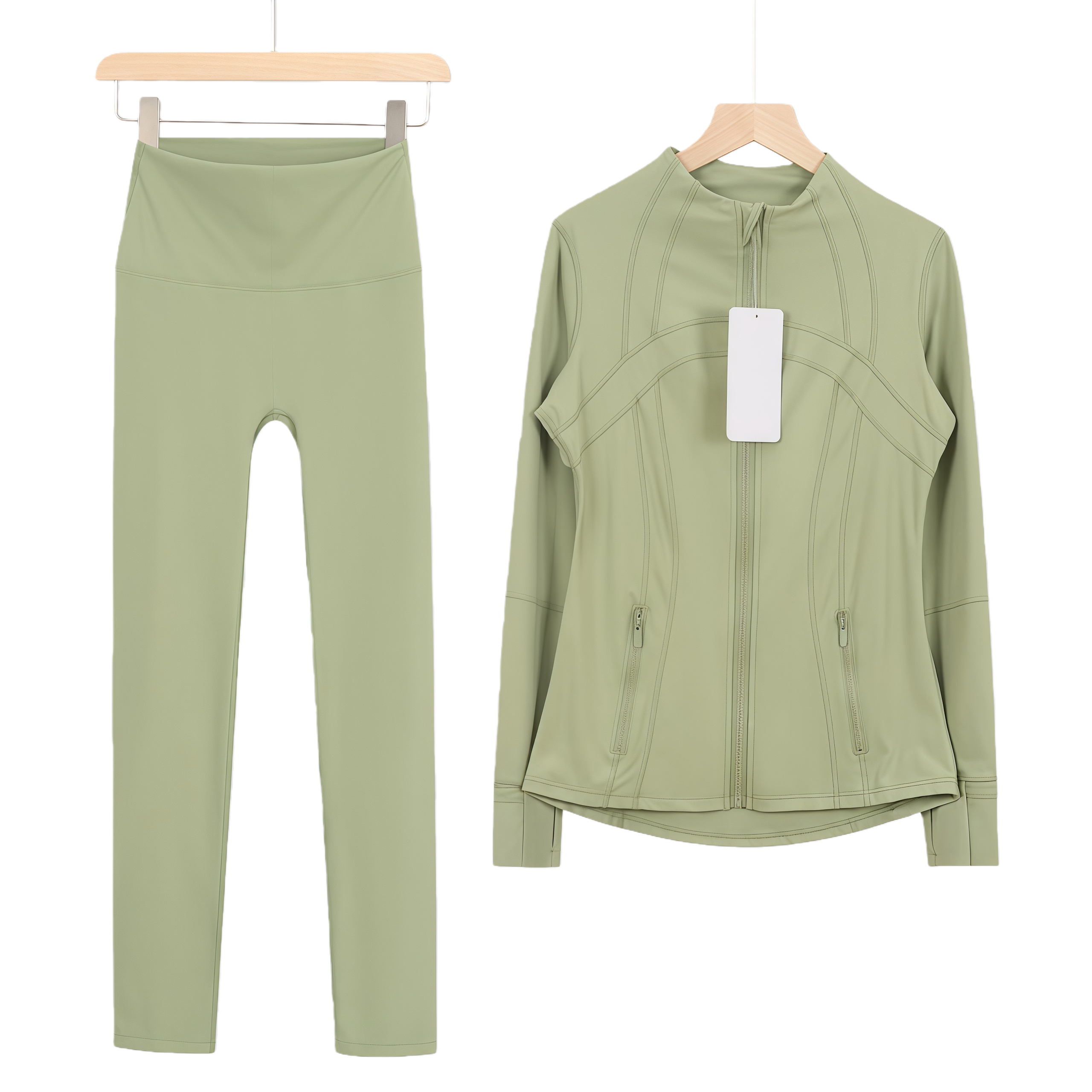 lululomen stand collar zipper jacket suit - Lulualo