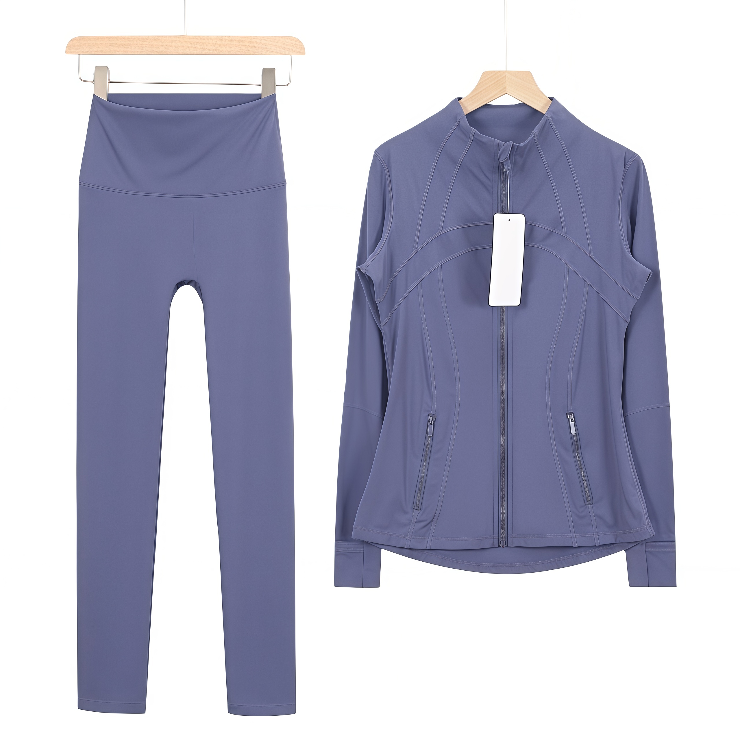 lululomen stand collar zipper jacket suit - Lulualo