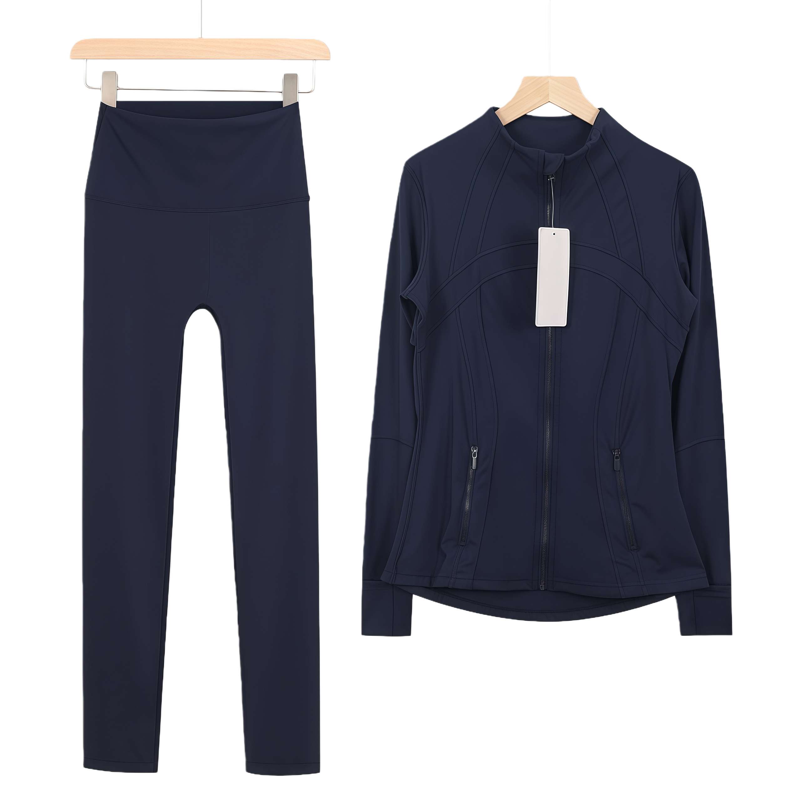 lululomen stand collar zipper jacket suit - Lulualo