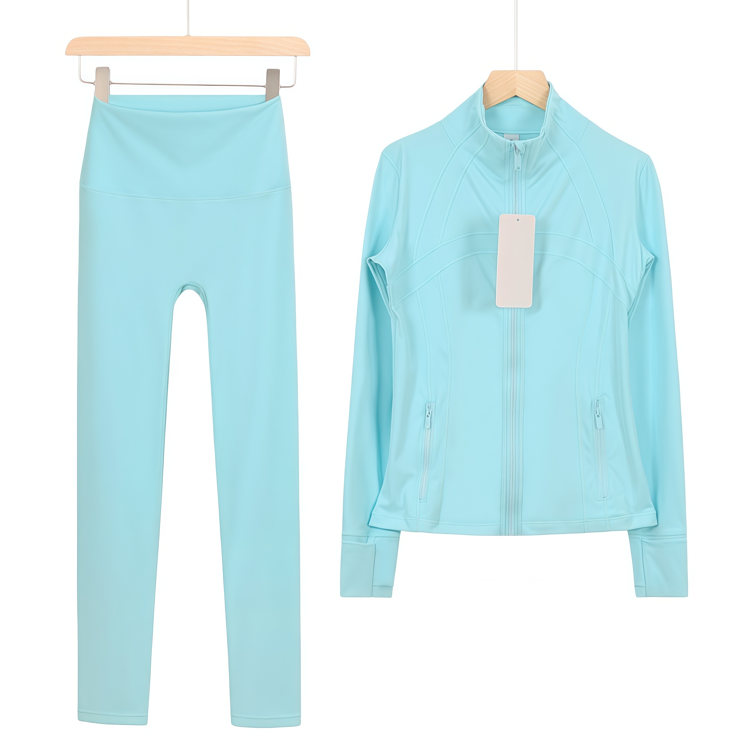 lululomen stand collar zipper jacket suit - Lulualo