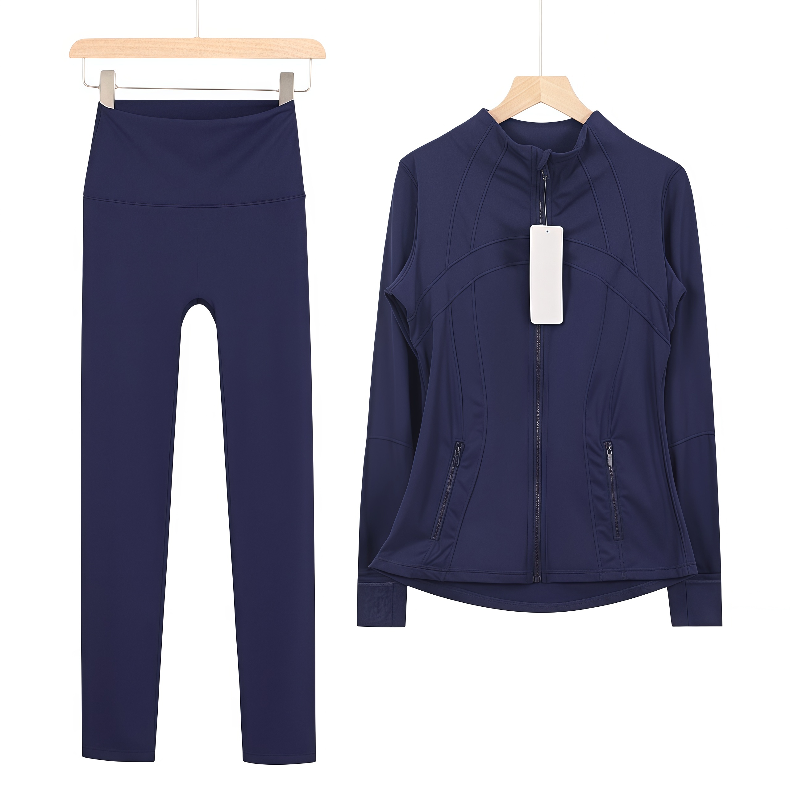 lululomen stand collar zipper jacket suit - Lulualo