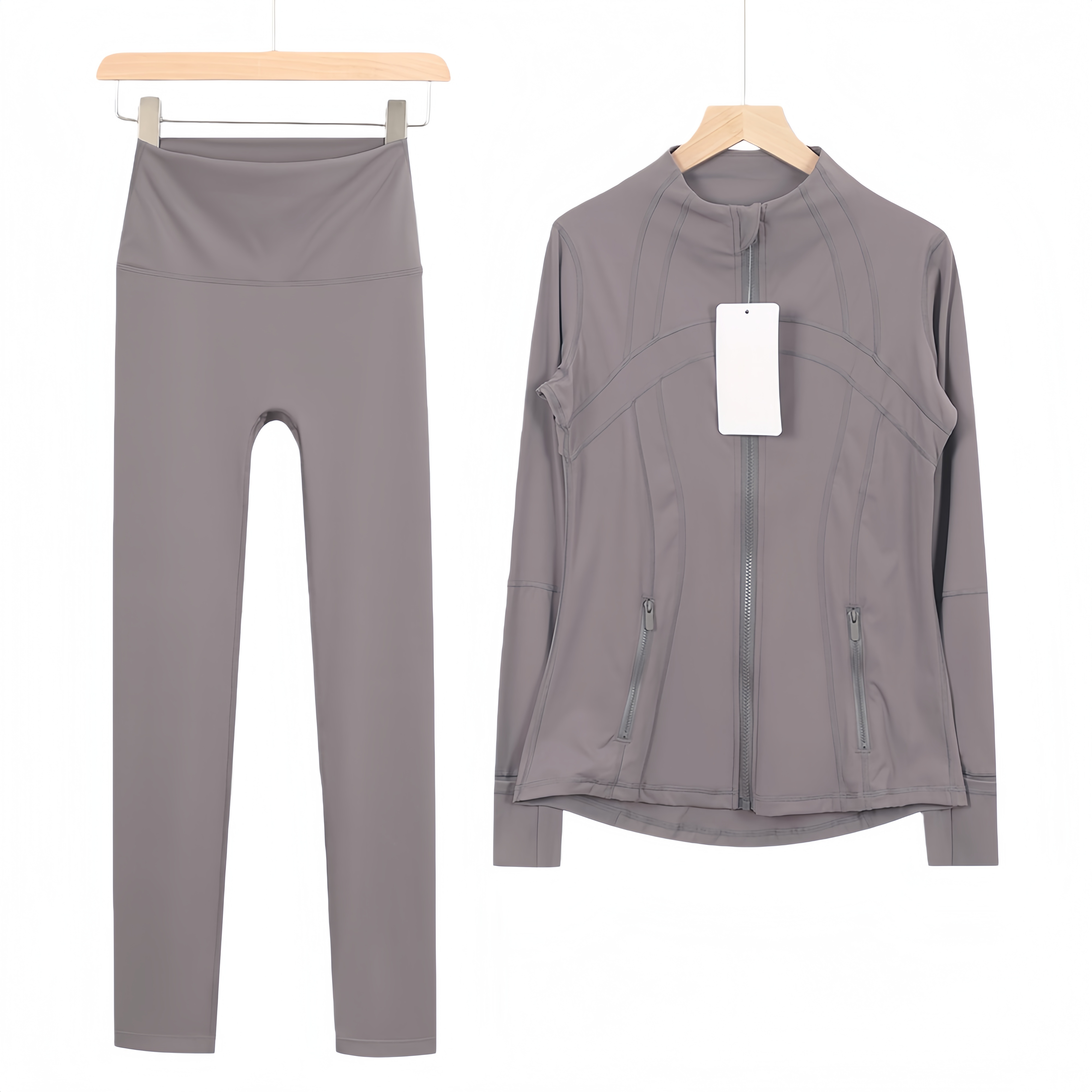 lululomen stand collar zipper jacket suit - Lulualo