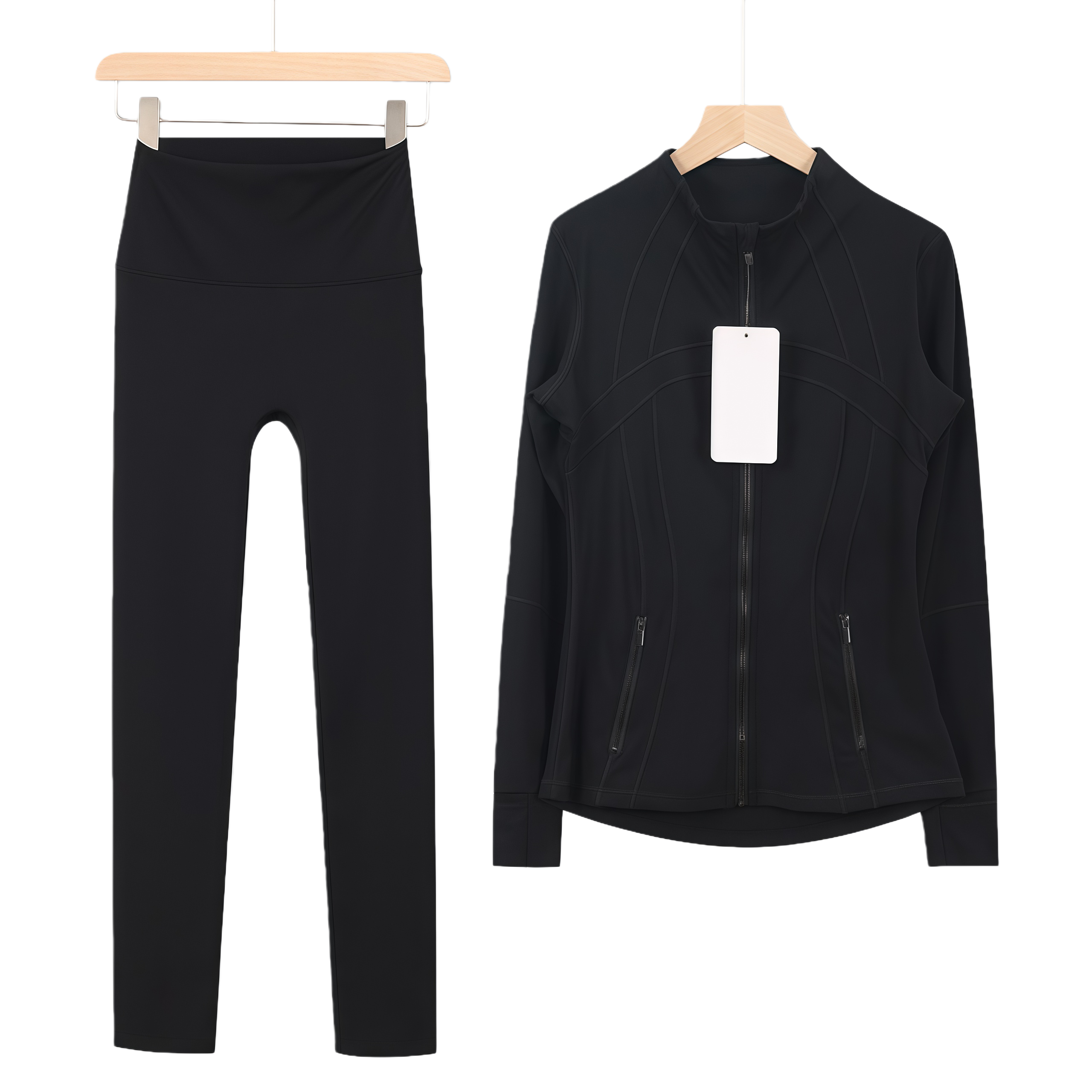lululomen stand collar zipper jacket suit - Lulualo