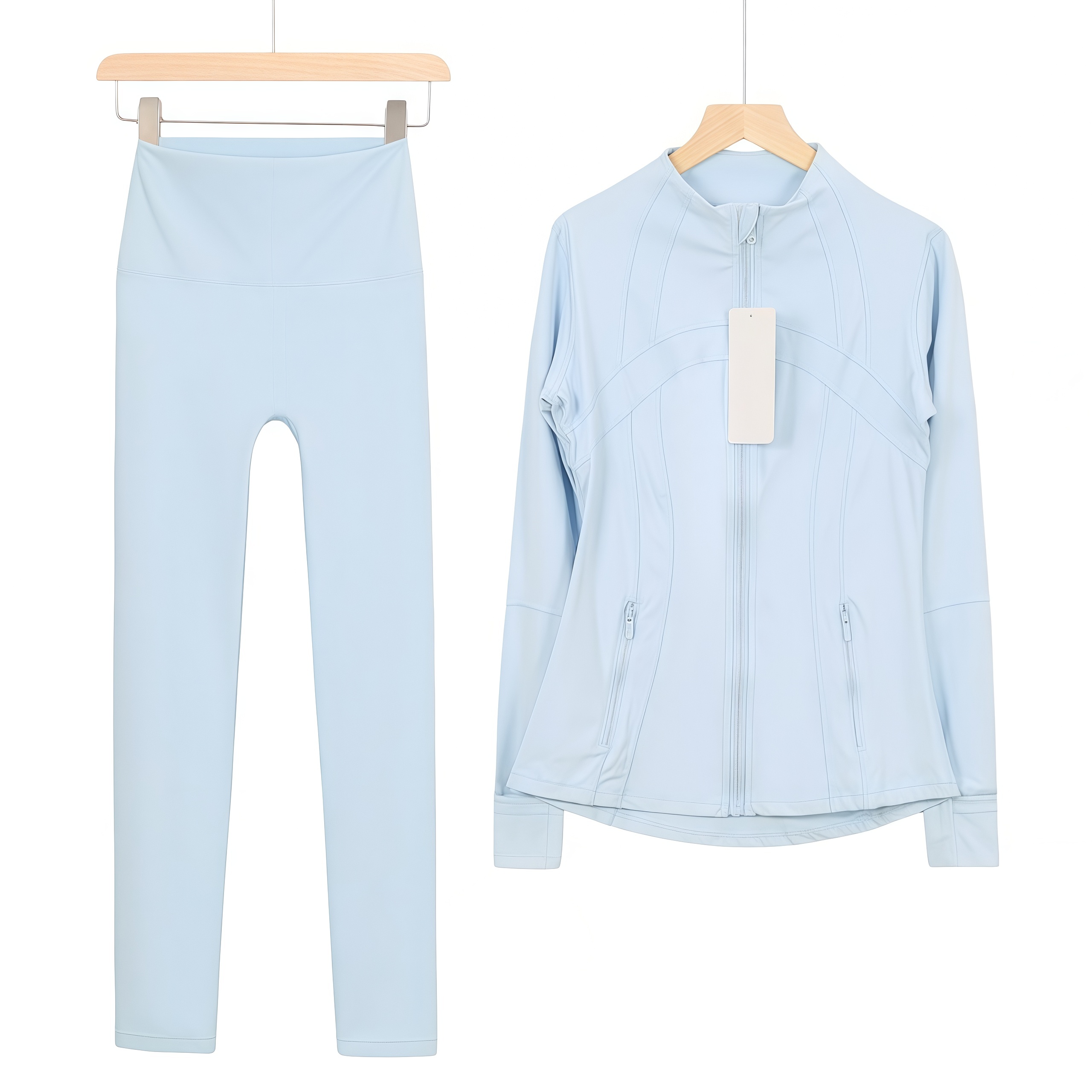 lululomen stand collar zipper jacket suit - Lulualo
