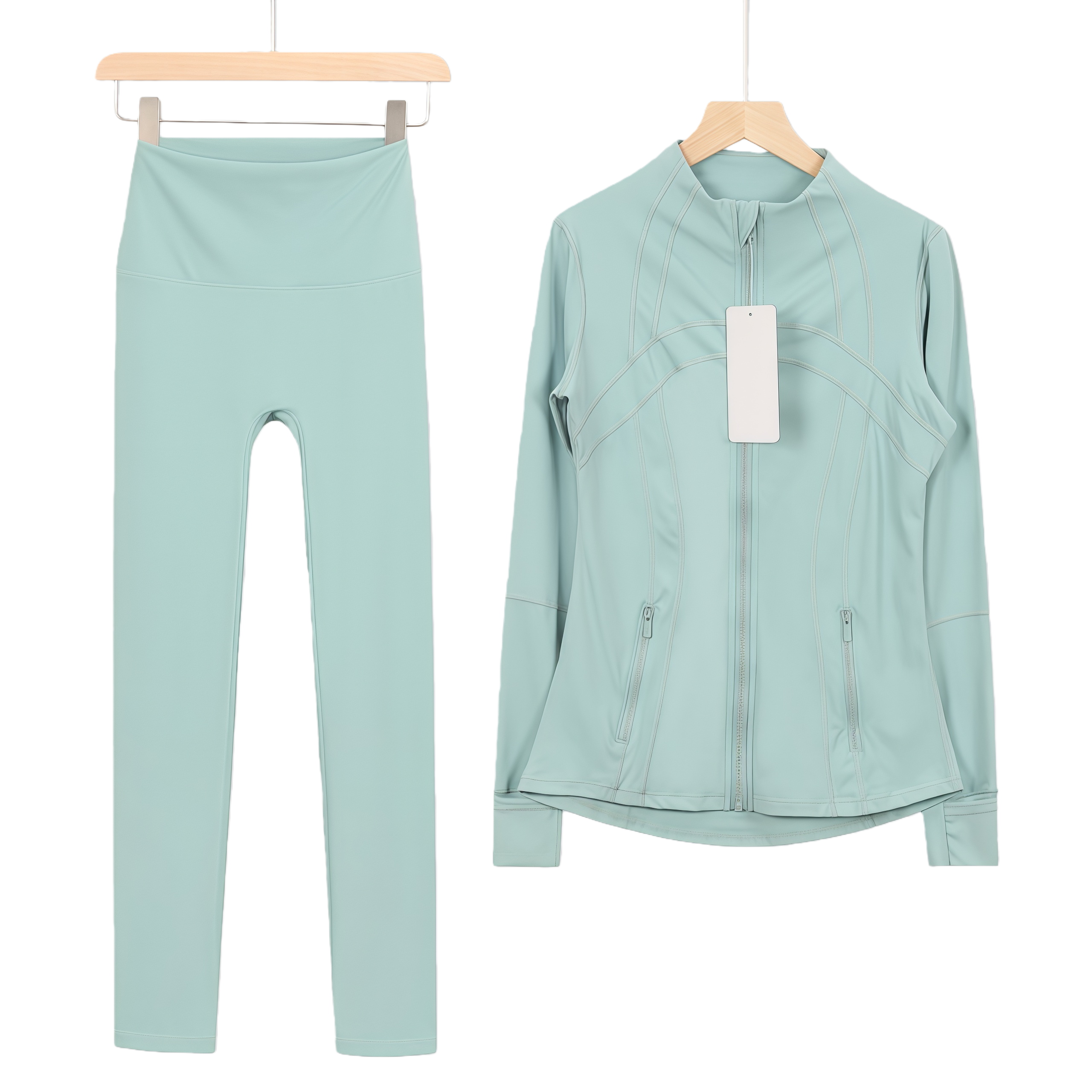 lululomen stand collar zipper jacket suit - Lulualo