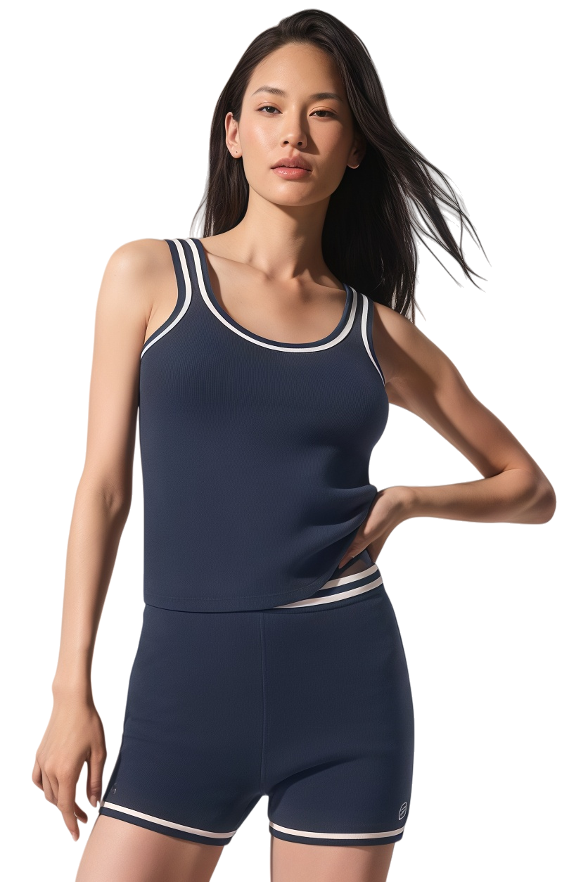 Alo Tennis Club Sweater Knit Tank - Lulualo