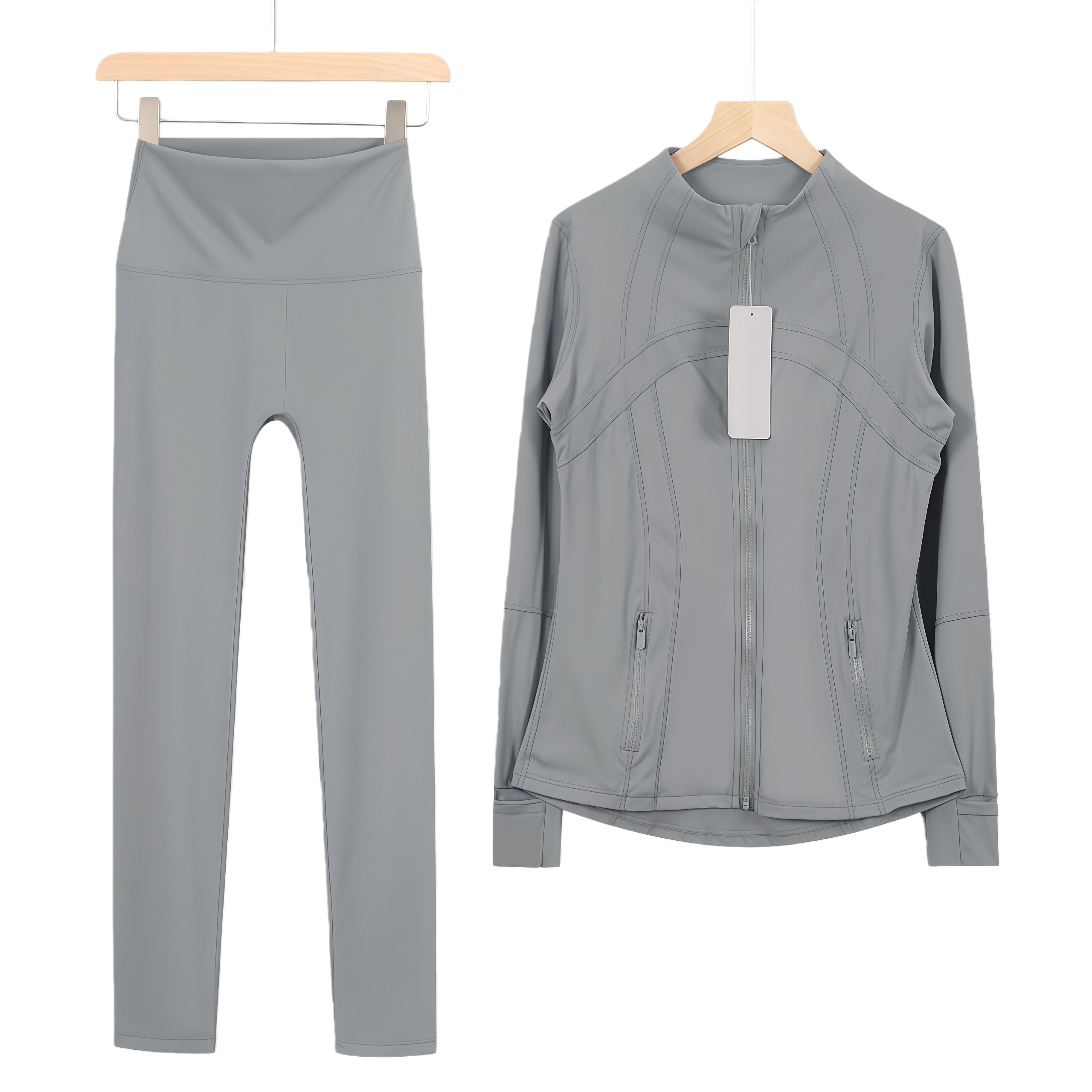 lululomen stand collar zipper jacket suit - Lulualo