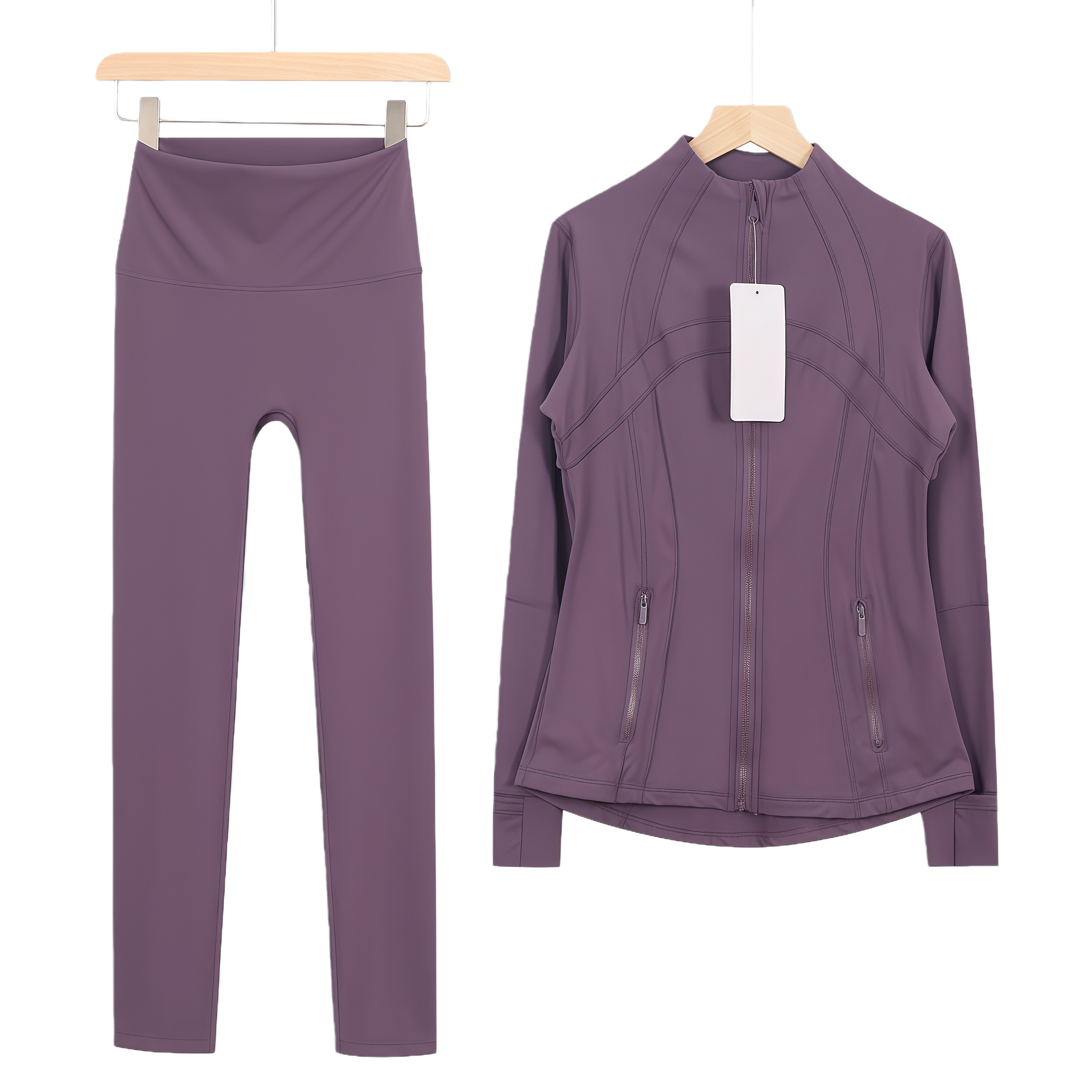 lululomen stand collar zipper jacket suit - Lulualo