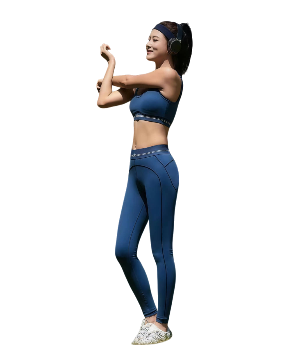 Airbrush Bra +Legging Suit - Lulualo