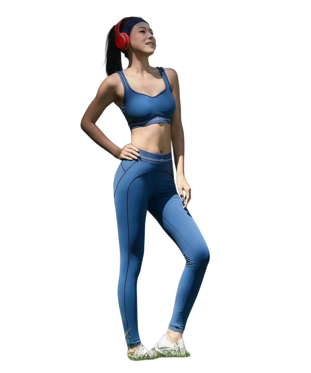Airbrush Bra +Legging Suit - Lulualo