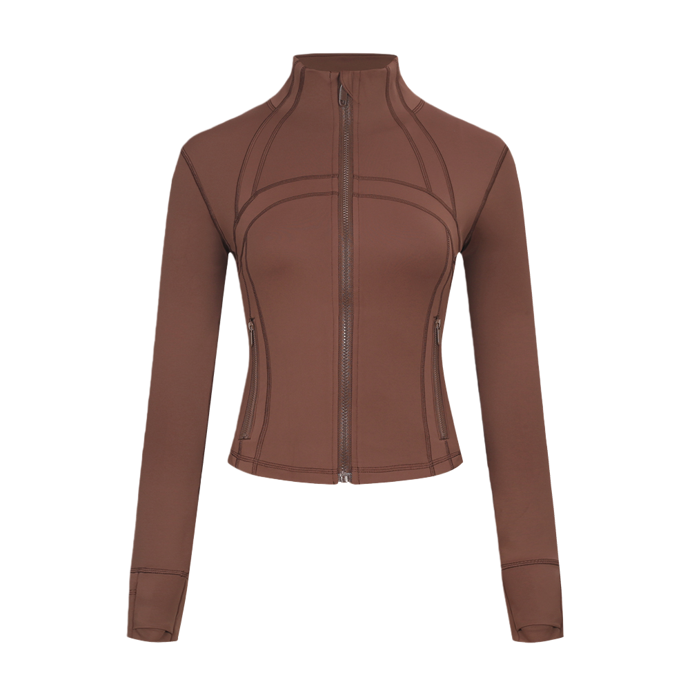 Define Cropped Jacket Ribbed Nulu - Lulualo