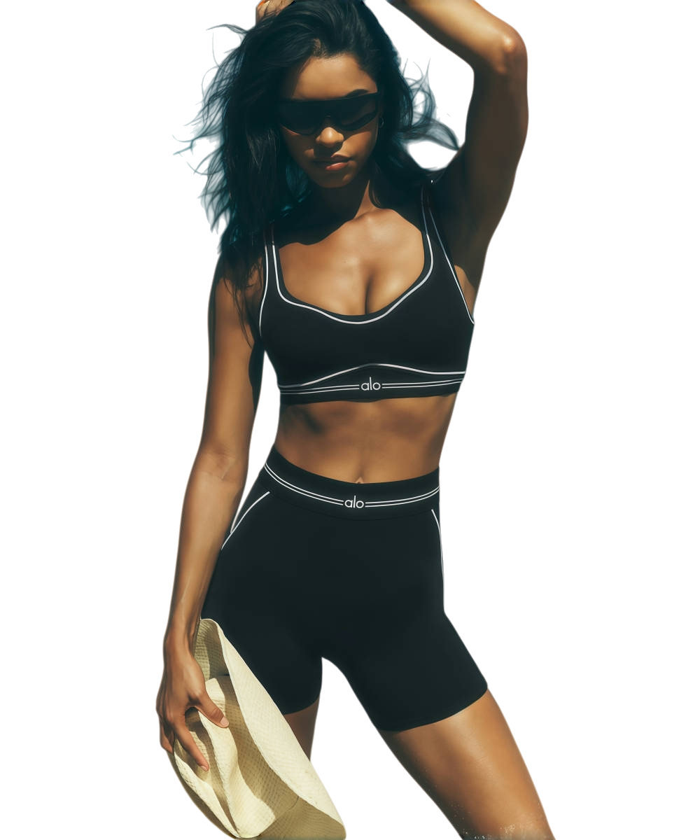 Airbrush Heart Throb Bra+shorts - Lulualo
