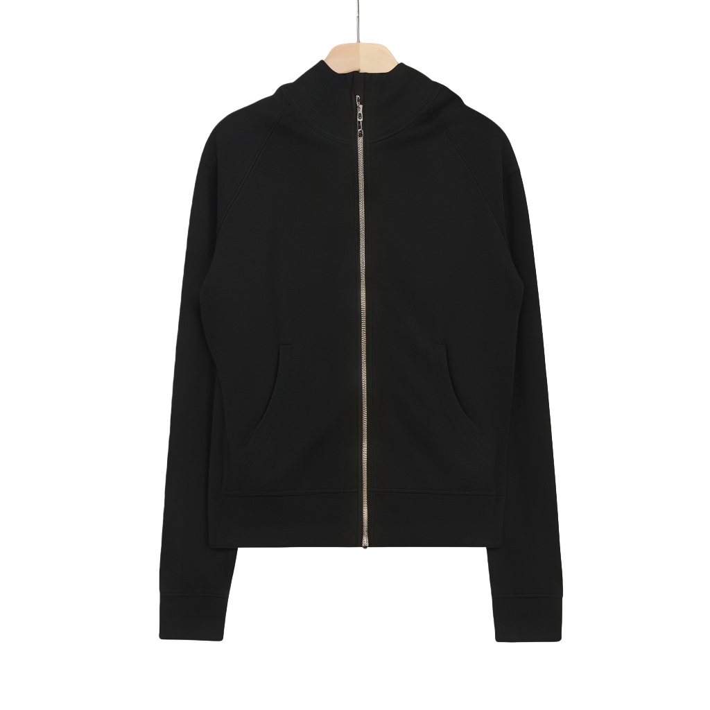 lululemon full-zip slim-fit sweatshirt gold zipper - Lulualo