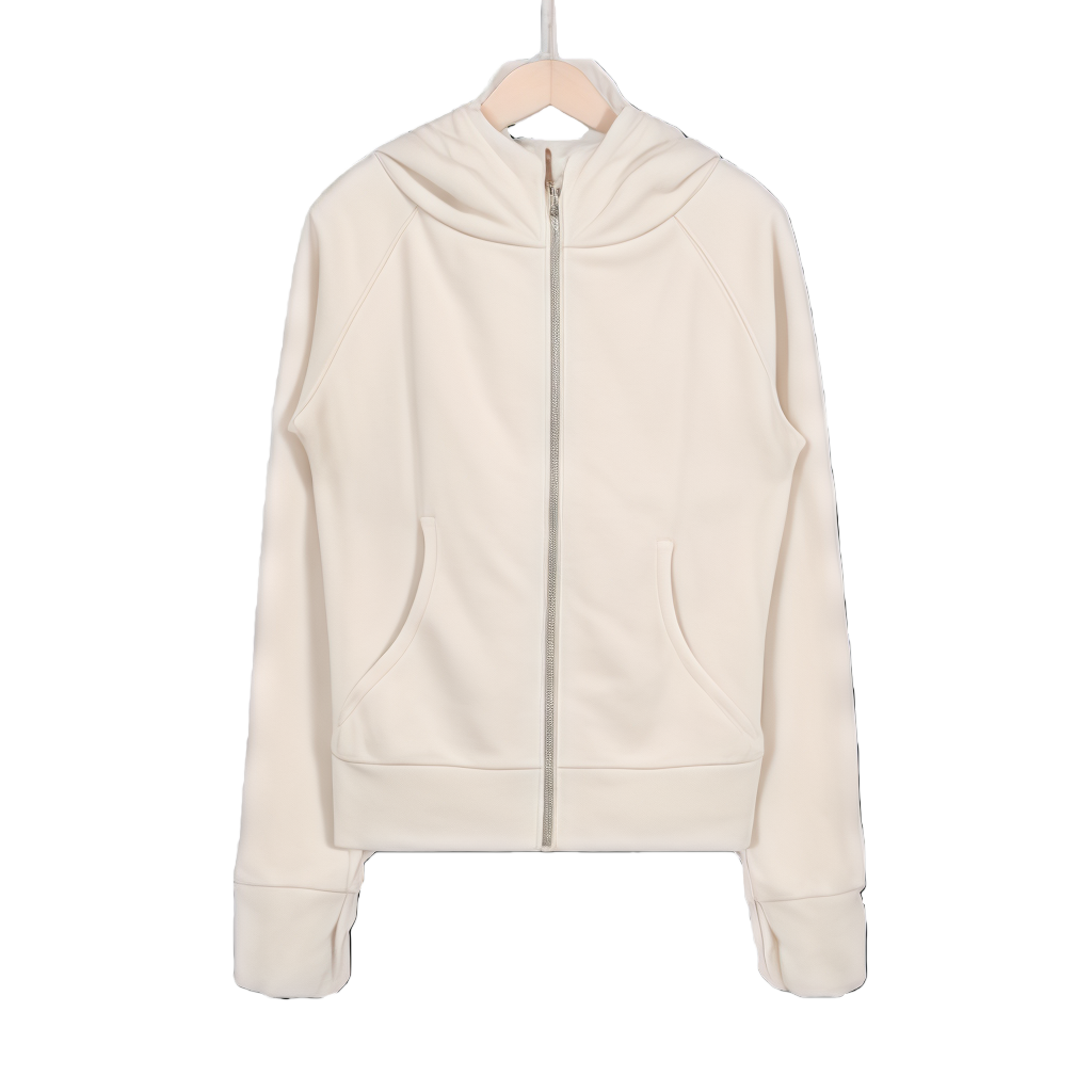 lululemon full-zip slim-fit sweatshirt gold zipper - Lulualo