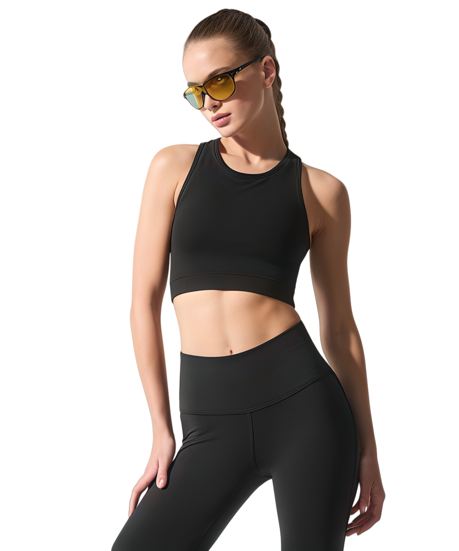 Seamless Ribbed Favorite Bra Tank - Lulualo
