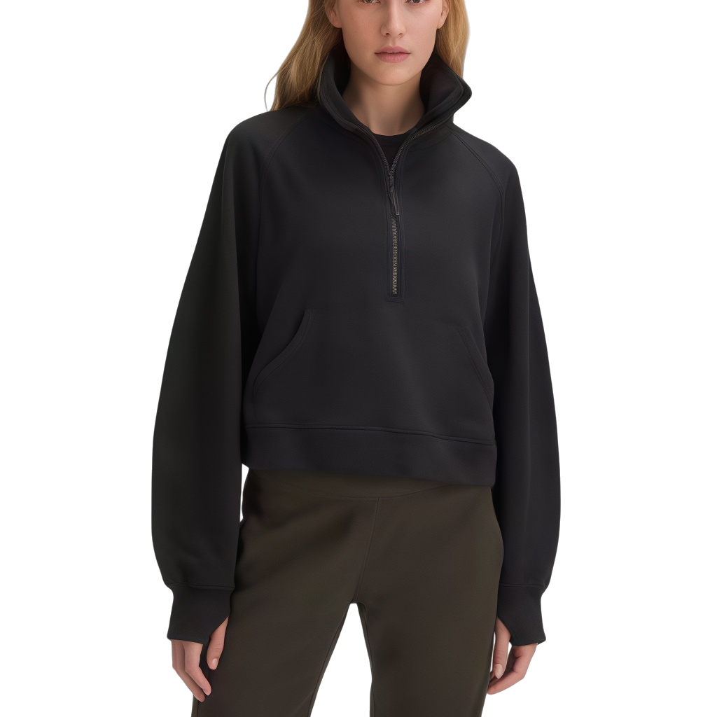 lululemon Half-zip stand-up collar loose sweatshirt - Lulualo