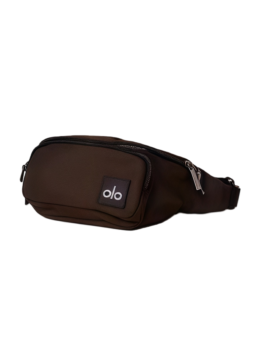 Alo Solid color fashionable and versatile waist bag for men and women - Lulualo