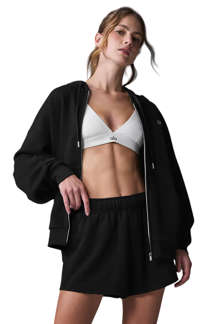 alo Accolade Full Zip Hoodie for Men and Women Fashion - Lulualo