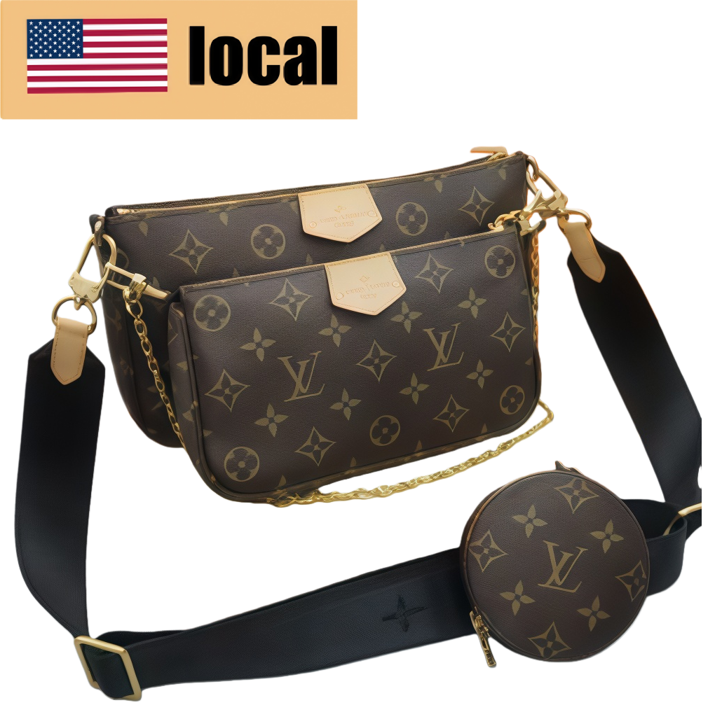 Three in one!!!Used Louis Vuitton women's bag A-grade five-in-one messenger bag shoulder bag fashionable casual BRANDOFF - Lulualo