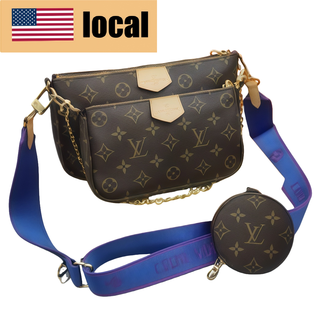 Three in one!!!Used Louis Vuitton women's bag A-grade five-in-one messenger bag shoulder bag fashionable casual BRANDOFF - Lulualo