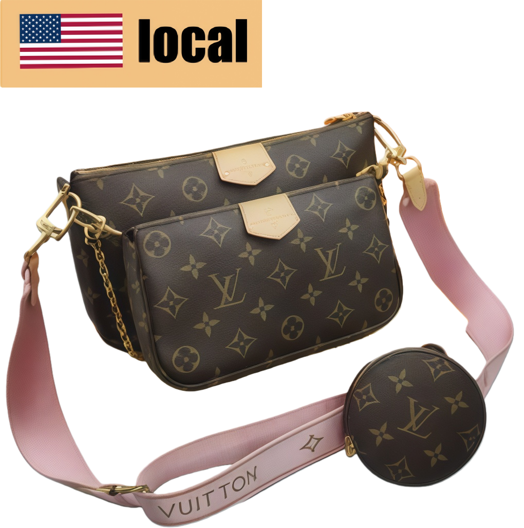 Three in one!!!Used Louis Vuitton women's bag A-grade five-in-one messenger bag shoulder bag fashionable casual BRANDOFF - Lulualo