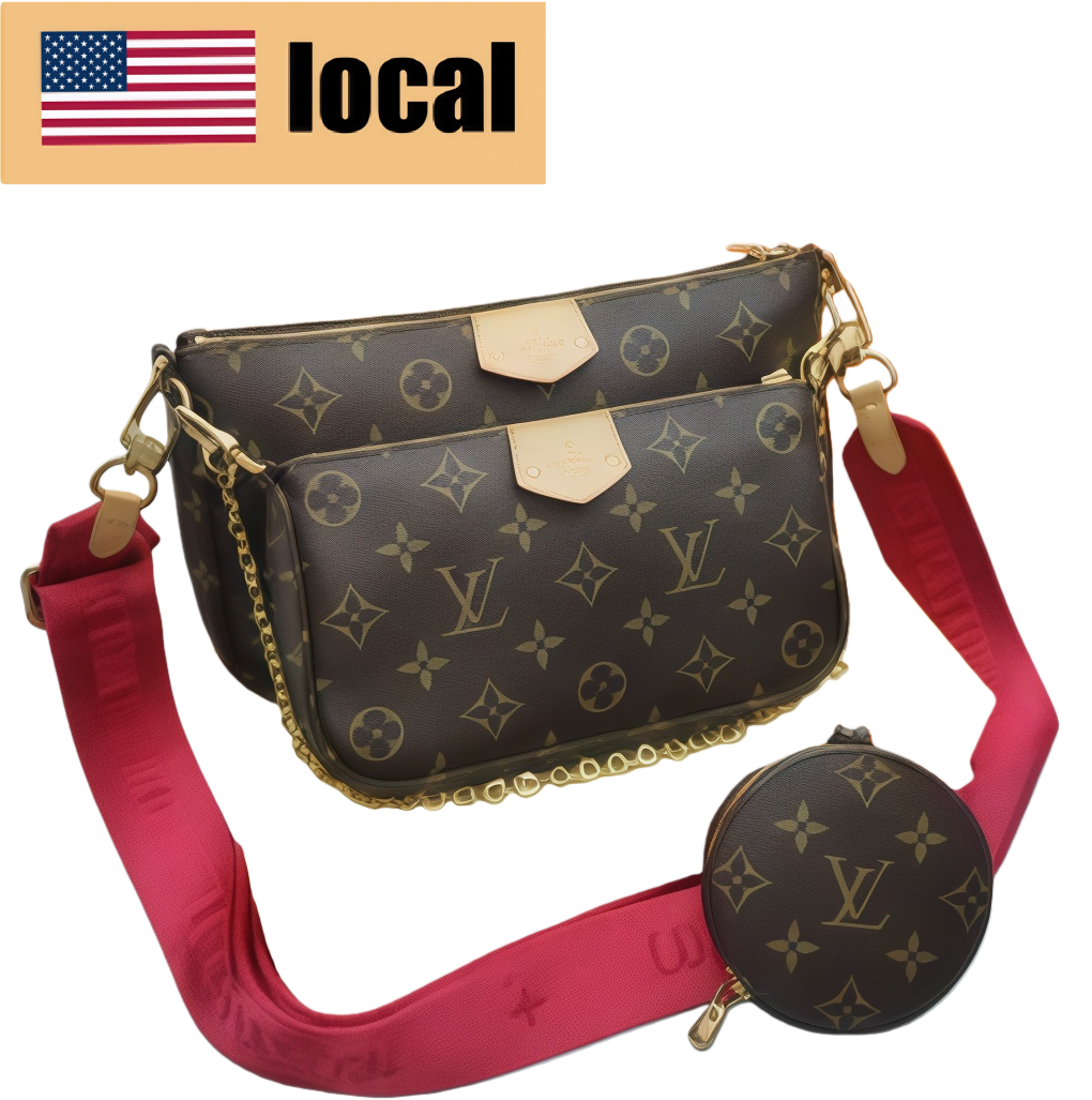 Three in one!!!Used Louis Vuitton women's bag A-grade five-in-one messenger bag shoulder bag fashionable casual BRANDOFF - Lulualo