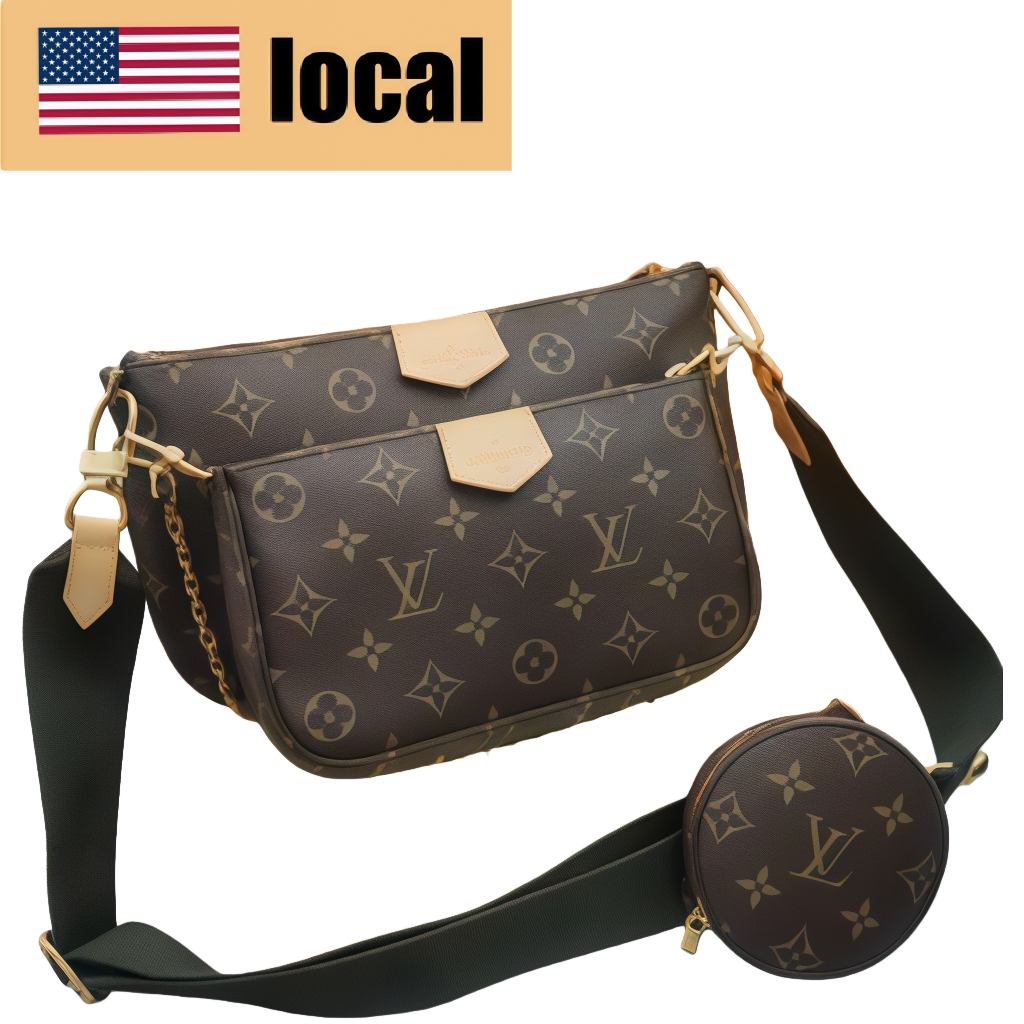 Three in one!!!Used Louis Vuitton women's bag A-grade five-in-one messenger bag shoulder bag fashionable casual BRANDOFF - Lulualo