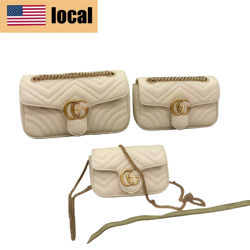 GUCCI GG Marmont series women's crossbody bag shoulder bag - Lulualo