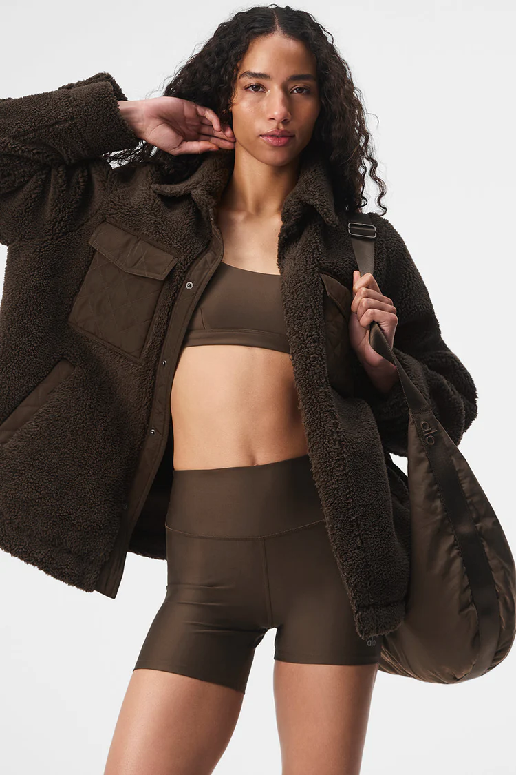 alo Sherpa Edge Shacket - Lulualo