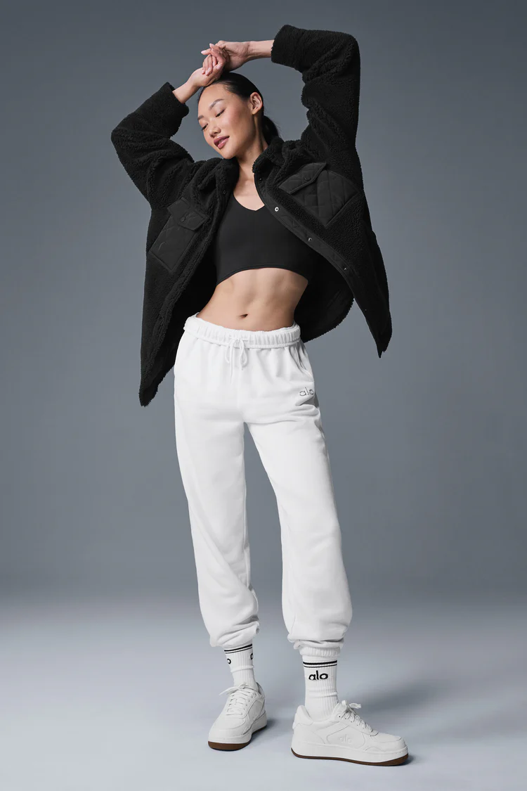 alo Sherpa Edge Shacket - Lulualo