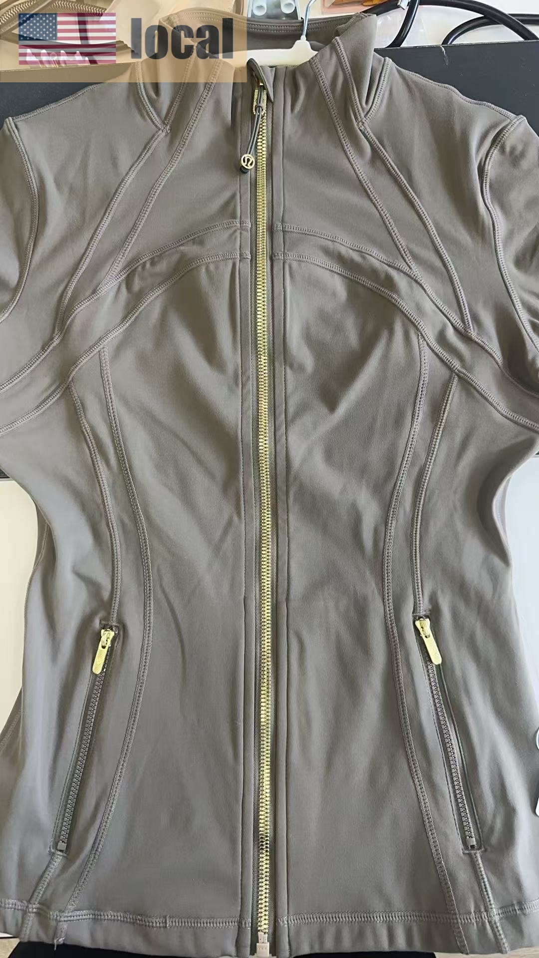 USA warehouse lululemon jackets（Gold zipper) Buy 1,24.9USD/Piece  Buy 2+, 19.9USD/Piece - Lulualo