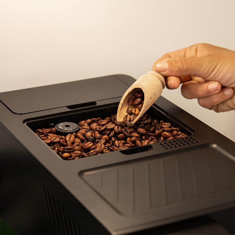 Cecotec Machine à Café Superautomatique Cremmaet Compactccino Black Rose, 19 bars, Réservoir à lait, Système Thermoblock, 5 niveaux de mouture, Réservoir à café 150g